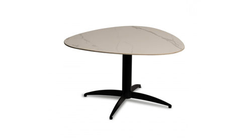 Couchtisch M2 kollektion aus Stein in Weiß Couchtisch Tokio 2 Weiß & Schwarz - ca. 75 x 40 cm
