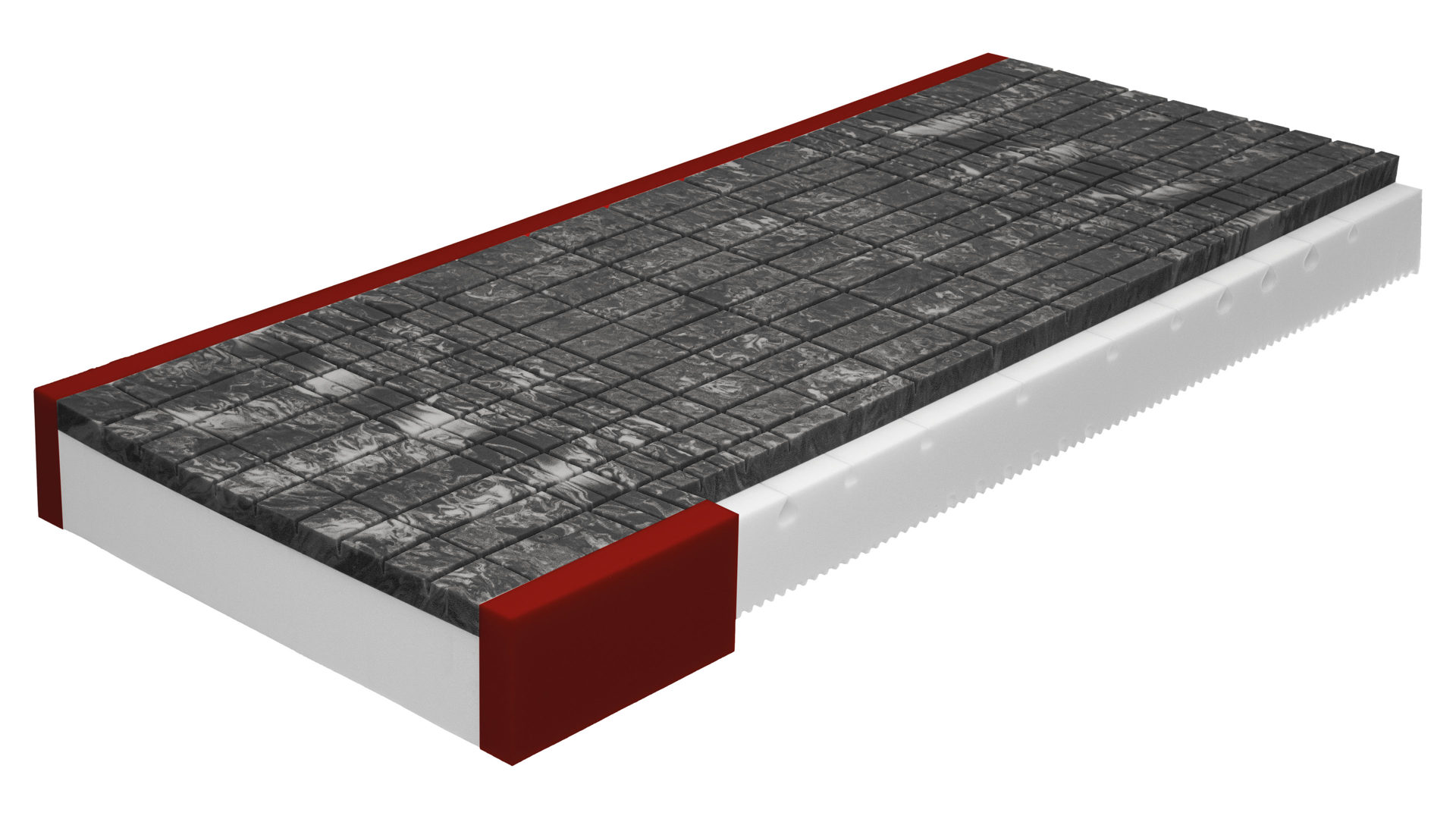 Kaltschaummatratze Interliving aus Stoff in Weiß Interliving Matratze Medikontur 1912 Kaltschaum, H2 – Liegefläche ca. 180 x 200 cm
