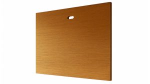 Wohnwand Interliving aus Holz in Schwarz Interliving Wohnzimmer Serie 2034 - TV-Wand schwarzer Lack & Eiche - zweiteilig, Länge ca. 240 cm