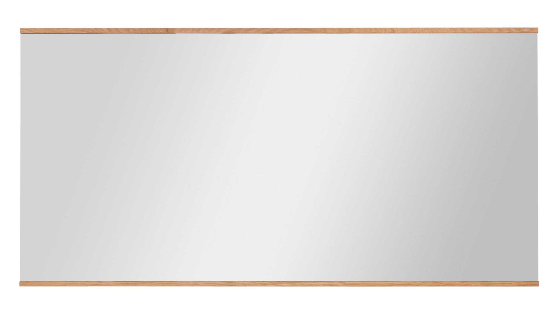 Wandspiegel Interliving aus Spiegel in Holzfarben Interliving Garderoben Serie 6005 – Spiegel 825 Balkeneiche – ca. 123 x 62 cm