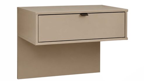 Komplettzimmer Interliving aus Holz in Hellgrau Interliving Schlafzimmer Serie 1036 – Komplettzimmer Champagner & Kernholz - vierteilig