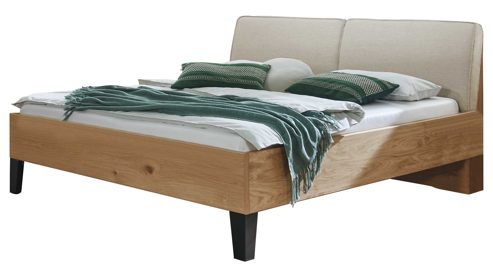 Schlafzimmer PARTNERRING COLLECTION aus Holz in Beige PARTNERRING COLLECTION Schlafzimmermöbel Callao - Komplettzimmer Balkeneiche & taupefarbener Lack - vierteilig, Liegefläche ca. 180 x 200 cm