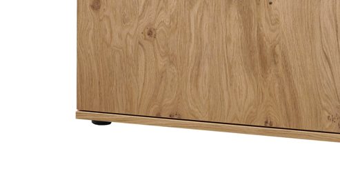 Kombikommode PARTNERRING COLLECTION aus Holz in Beige PARTNERRING COLLECTION Schlafzimmermöbel Callao - Kombikommode Balkeneiche & taupefarbener Lack - eine Tür, fünf Schubladen, Breite ca. 120 cm