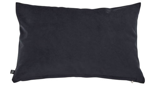 Kissenbezug /-hülle Interliving aus Stoff in Schwarz Interliving Kissenhülle Serie 9120 schwarzer Samt - ca. 40 x 60 cm