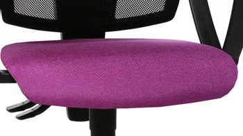 Drehstuhl orthoSedis 20 als ergonomisches Büromöbel, lilafarbener