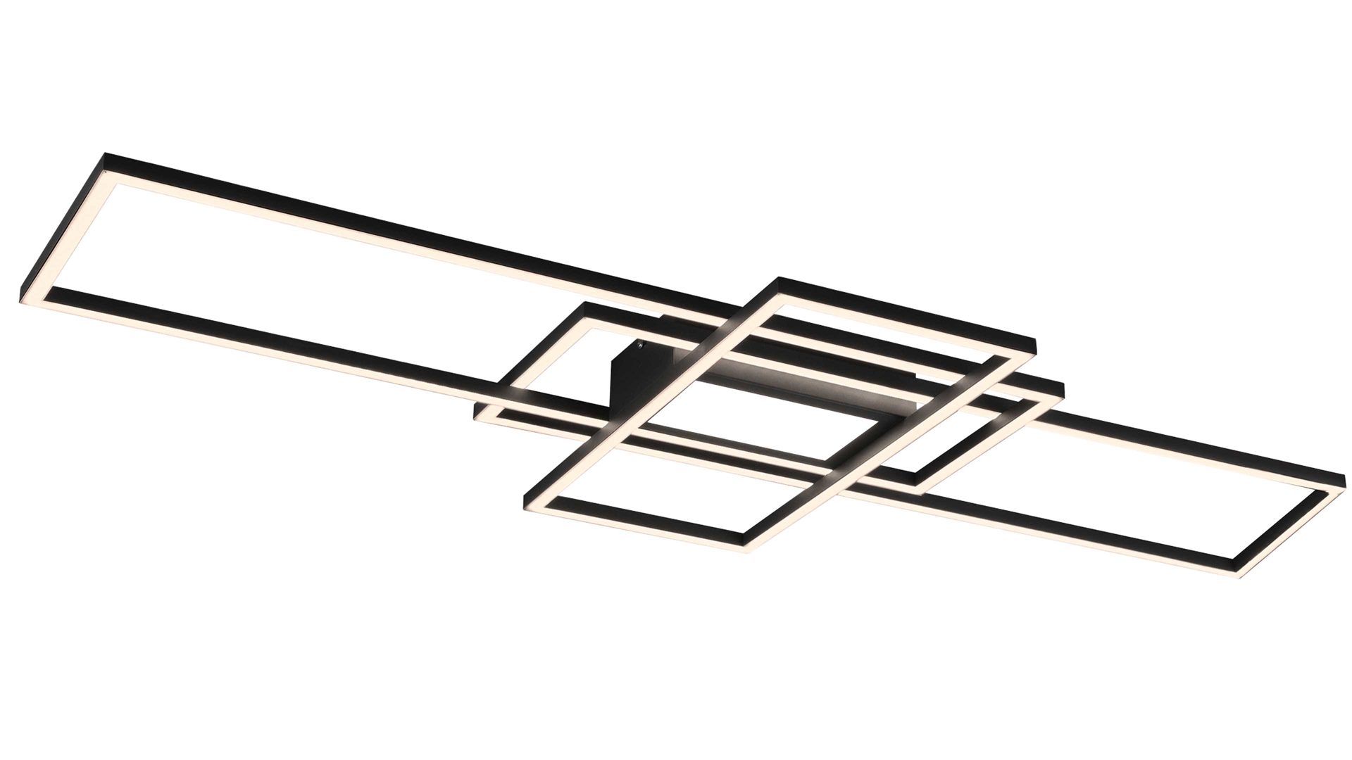 Deckenleuchte Trio lighting for you aus Metall in Schwarz Trio Deckenleuchte Irvine anthrazitfarbenes Metall – Länge ca. 105 cm