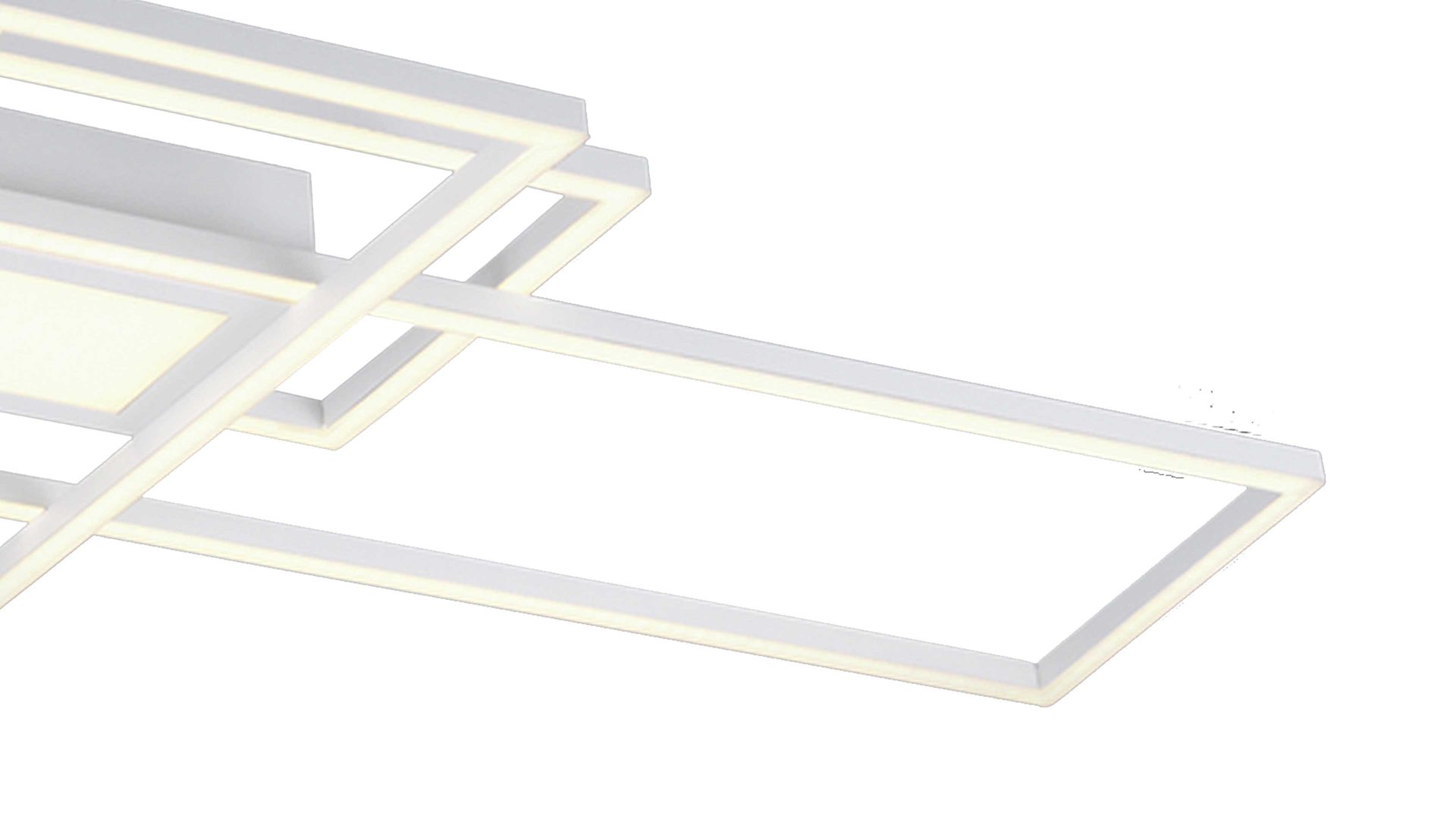 Deckenleuchte Trio lighting for you aus Metall in Weiß Trio Deckenleuchte Irvine weißes Metall – Länge ca. 105 cm