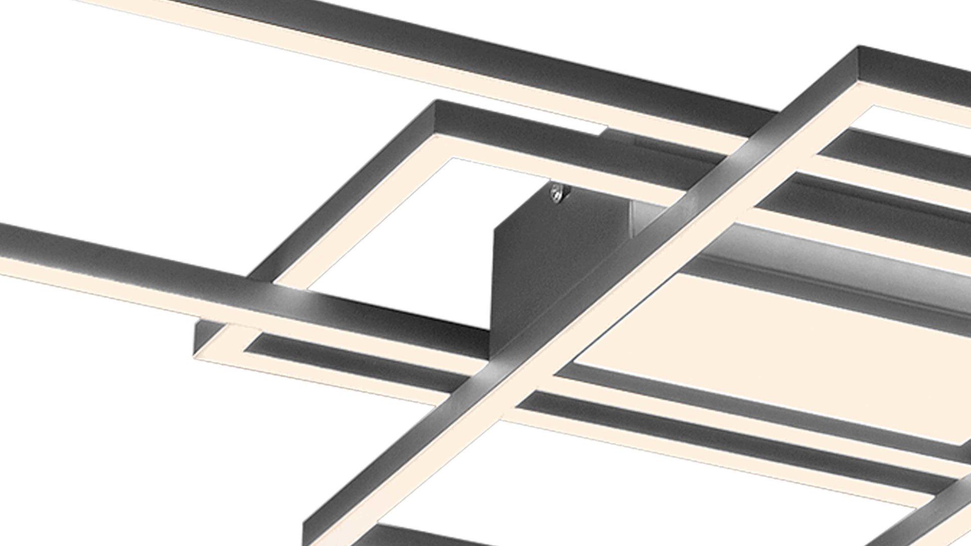 Deckenleuchte Trio lighting for you aus Metall in Metallfarben Trio Deckenleuchte Irvine Nickel matt – Länge ca. 105 cm