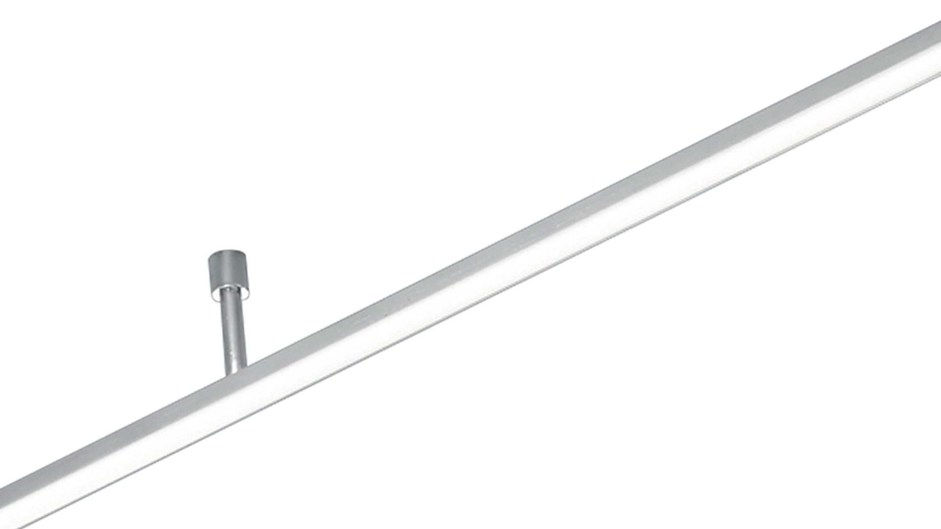 Deckenleuchte Trio lighting for you aus Metall in Metallfarben Trio LED-Deckenleuchte Indira Nickel matt – Länge ca. 180 - 245 cm