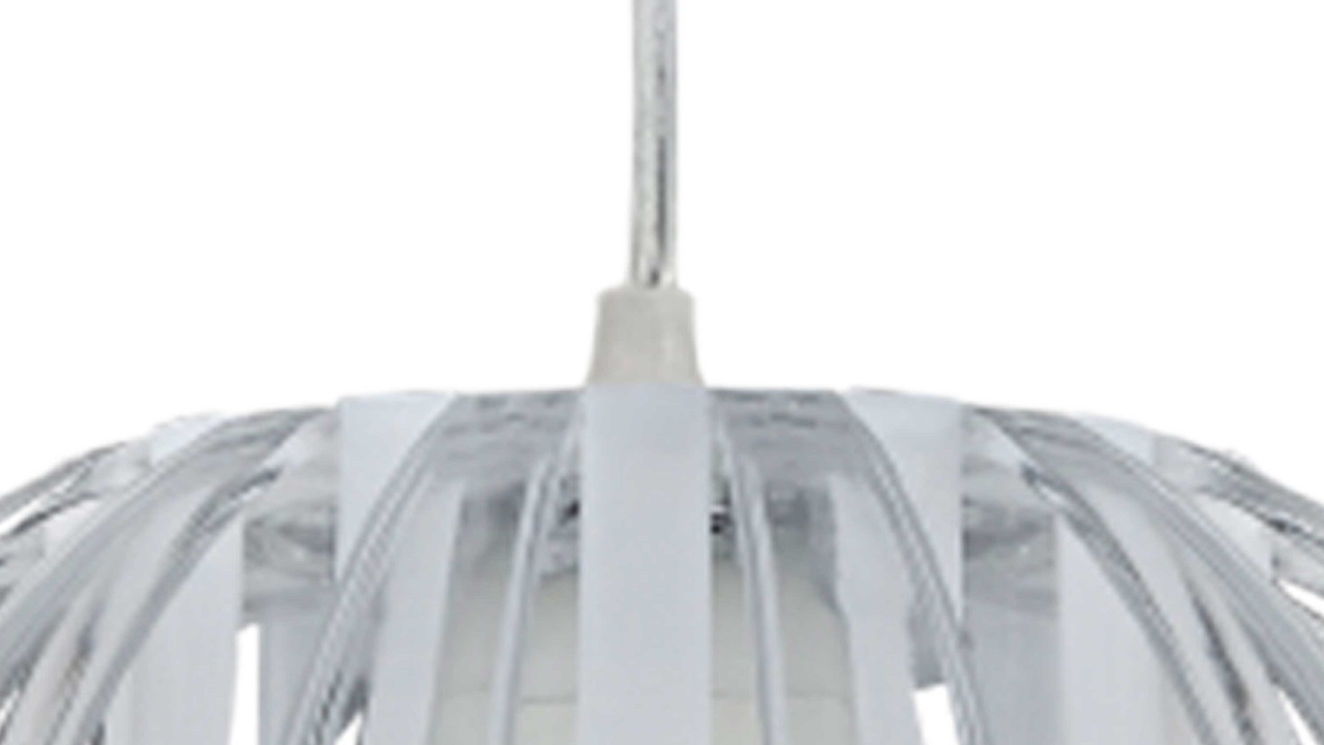 Pendelleuchte Reality leuchten aus Kunststoff in Weiß RL Pendelleuchte bzw. Hängelampe Pumpkin weißer Kunststoff – Durchmesser ca. 30 cm