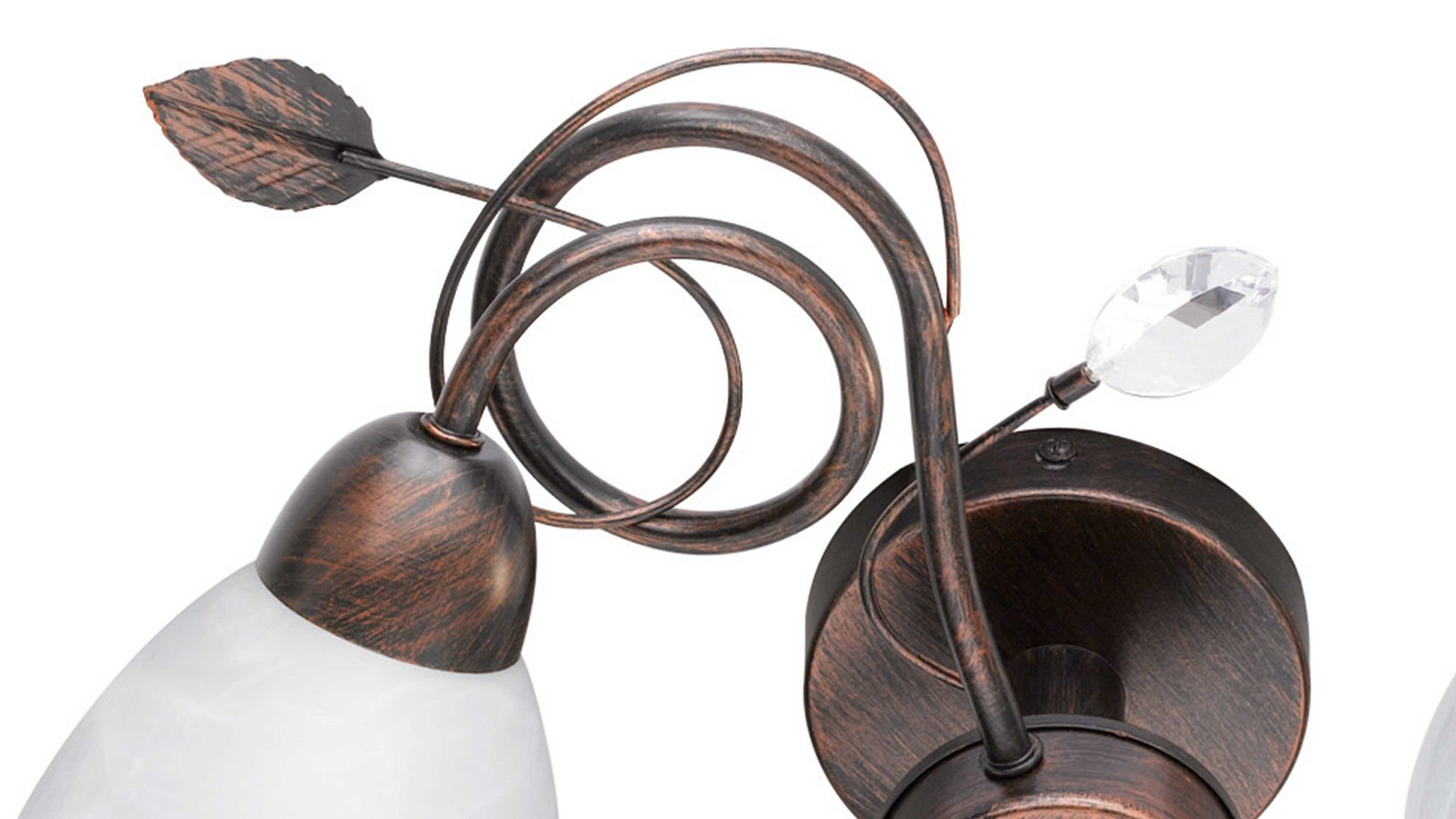 Deckenleuchte Trio lighting for you aus Metall in Metallfarben TRIO Leuchtenserie Traditio - Deckenleuchte antik rostfarbenes Metall – drei Lampenschirme