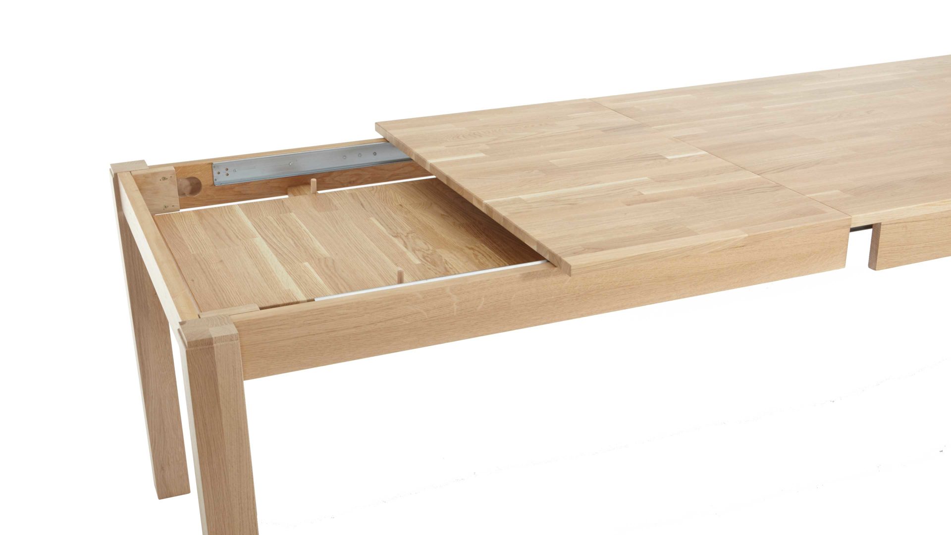 Auszugtisch Standard furniture factory aus Holz in Holzfarben Esszimmertisch bzw. Ausziehtisch Fano geölt Eiche - ca. 140-190 x 90 cm