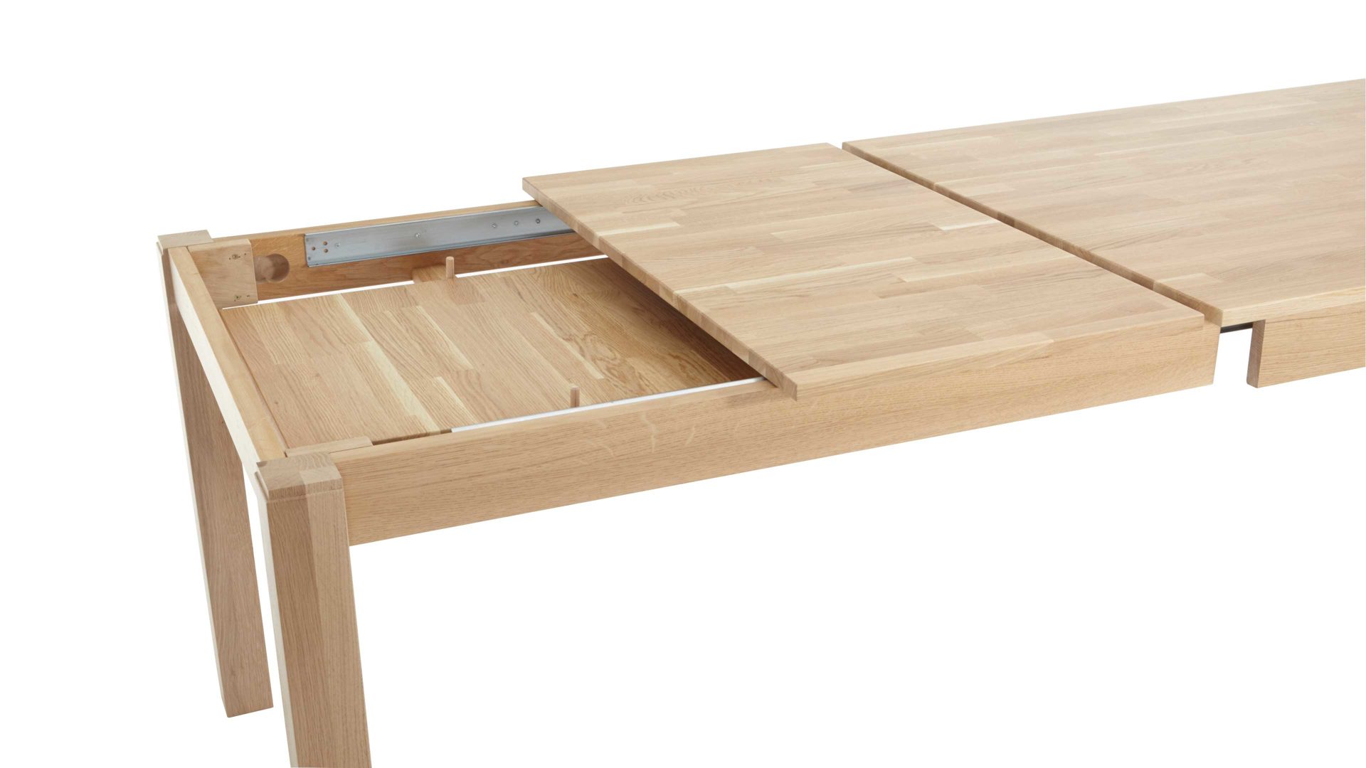 Auszugtisch Standard furniture factory aus Holz in Holzfarben Esszimmertisch bzw. Ausziehtisch Fano geölte Eiche - ca. 90 x 160-210 cm