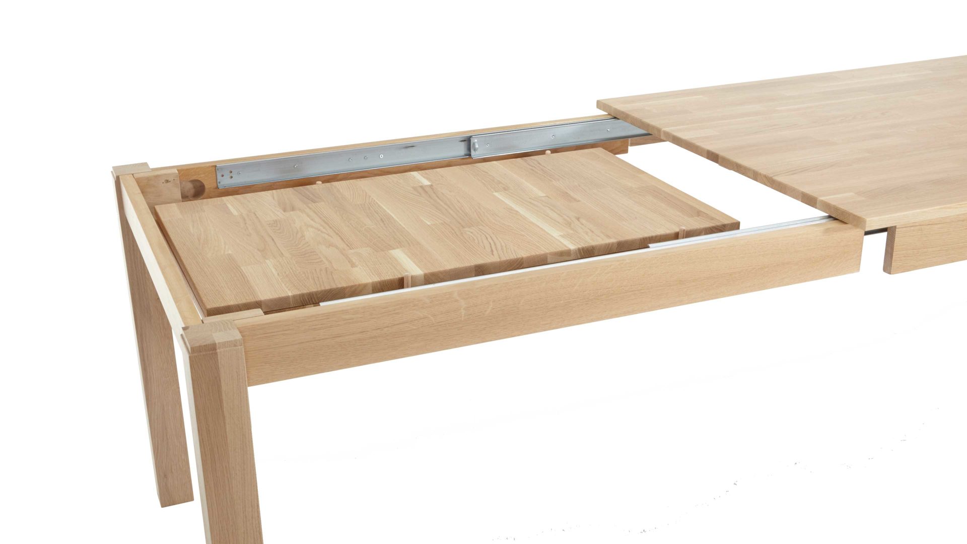 Auszugtisch Standard furniture factory aus Holz in Holzfarben Esszimmertisch bzw. Ausziehtisch Fano geölte Eiche - ca. 90 x 160-210 cm