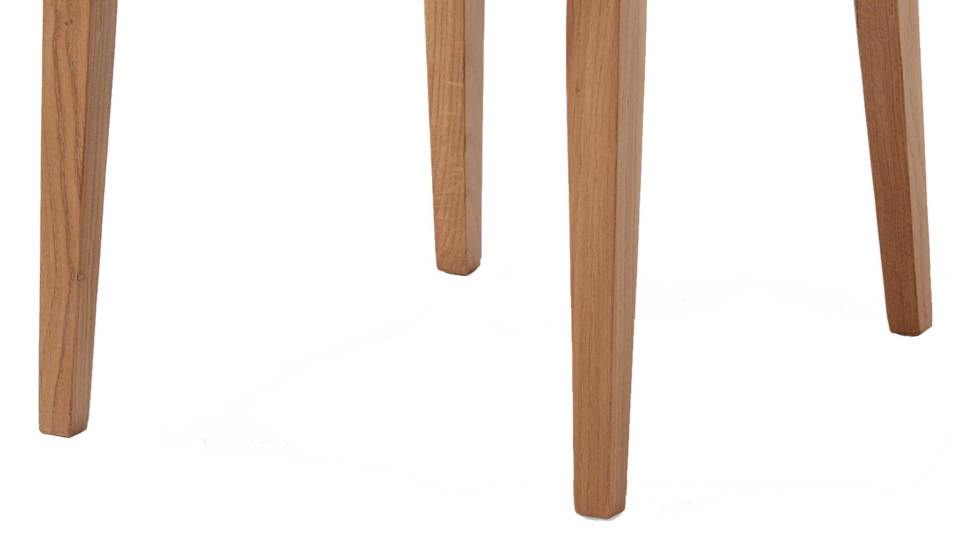 Vierfußstuhl Standard furniture factory aus Stoff in Beige Polsterstuhl bzw. Sitzmöbel Flynn schlammfarbener Webstoff Nexus 9013 &  Eichenholzfüße