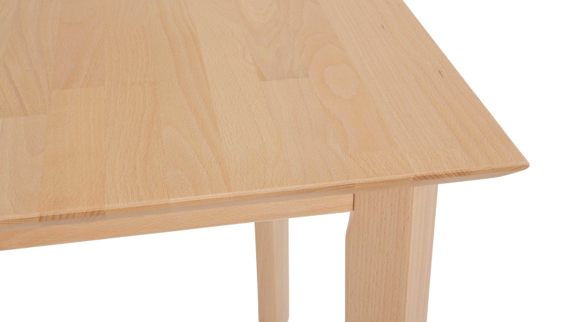 Auszugtisch Standard furniture factory aus Holz in Holzfarben Esszimmertisch Bonny mit Ausziehfunktion lackierte Buche - ca. 120-160 x 80 cm