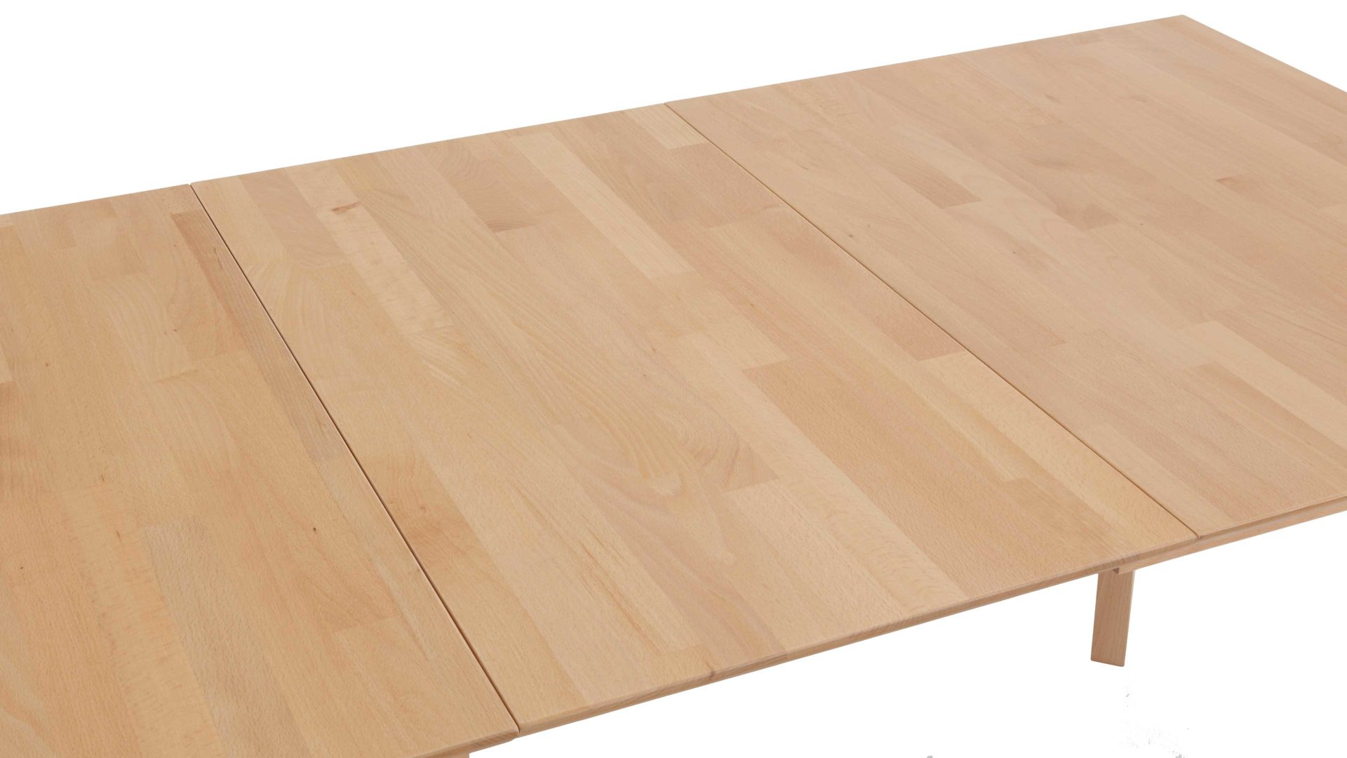 Auszugtisch Standard furniture factory aus Holz in Holzfarben Esszimmertisch Bonny mit Ausziehfunktion lackierte Buche - ca. 120-160 x 80 cm