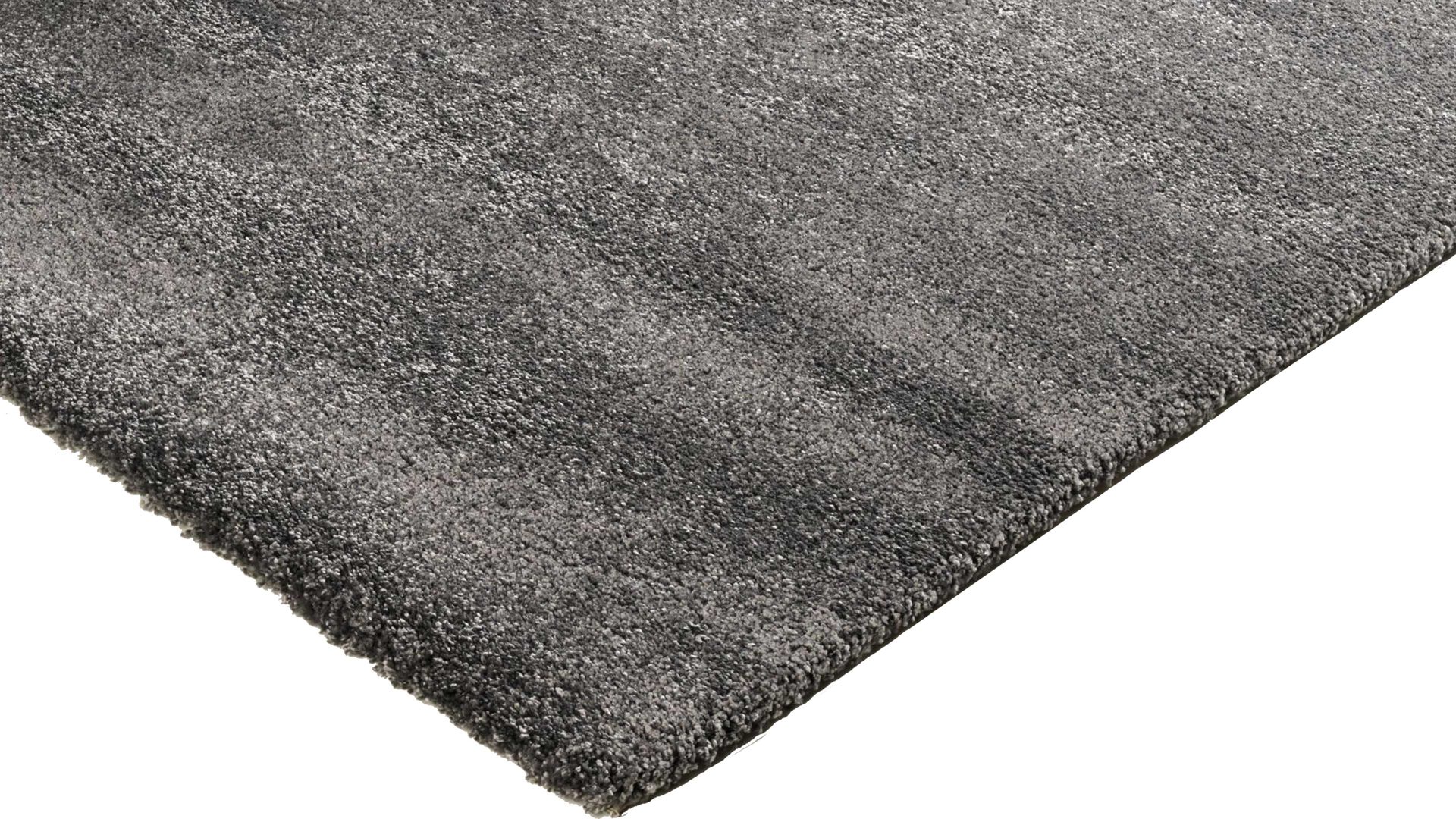 Webteppich Oci aus Kunstfaser in Grau Webteppich Bellevue für Ihre Wohnaccessoires dunkelgraue Kunstfaser – ca. 160 x 230 cm