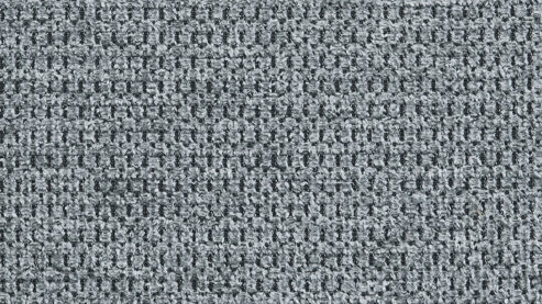 Ecksofa KAWOO aus Stoff in Hellgrau KAWOO Polsterprogramm Nil - Funktions-Ecksofa hellgrauer Chenillebezug Aragon 90 - Stellfläche ca. 203 x 277 cm