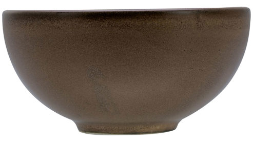 Schale Creatable aus Stein in Braun CREATABLE Sierra Nevada Rocca – Dipschale braunes Steinzeug – Durchmesser ca. 12 cm