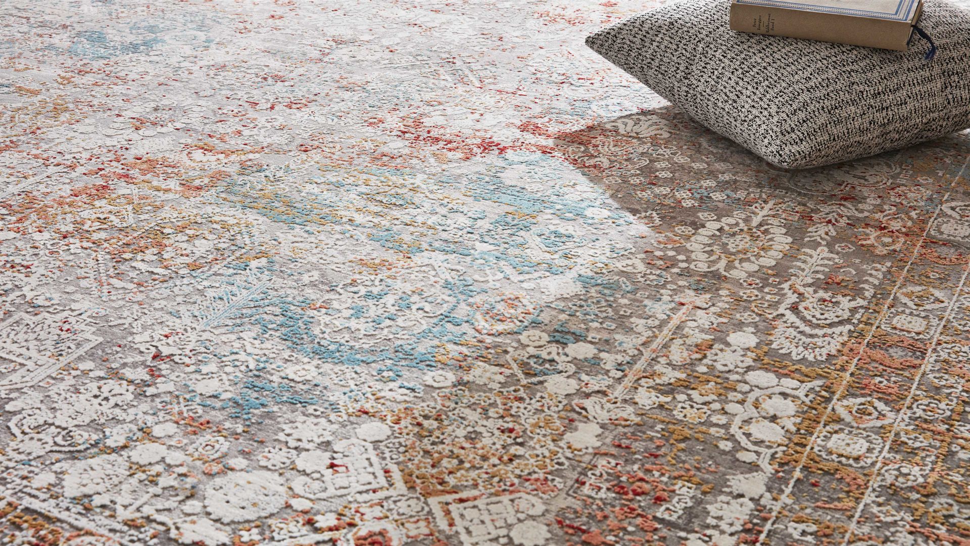 Webteppich Interliving aus Mischgewebe in Mehrfarbig Interliving Teppich Serie L-8610 Multicolor 598 – ca. 200 x 290 cm