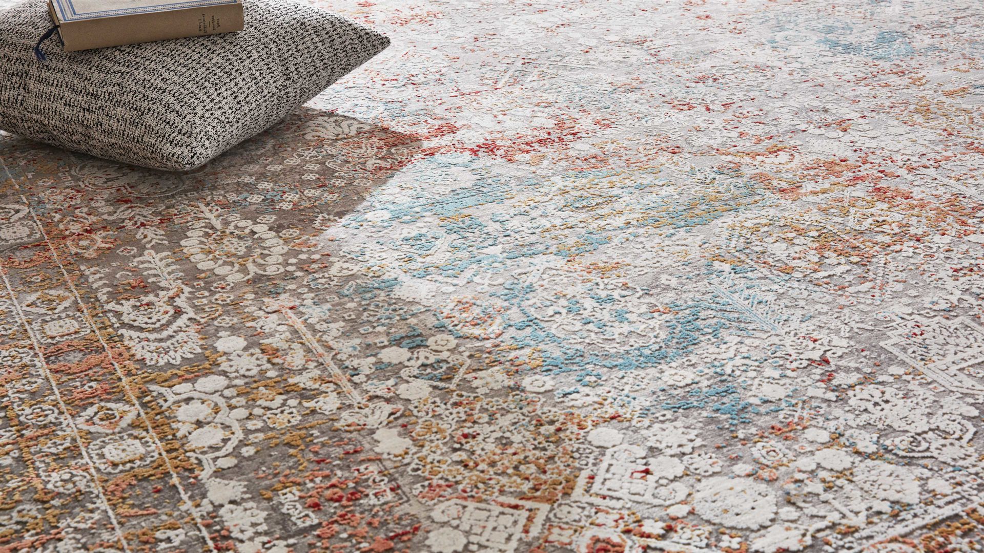 Webteppich Interliving aus Mischgewebe in Mehrfarbig Interliving Teppich Serie L-8610 Multicolor 598 – ca. 80 x 150 cm