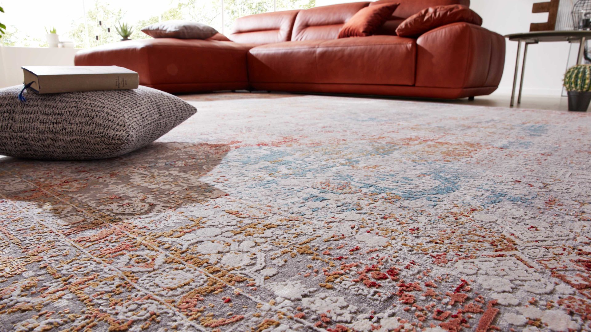 Webteppich Interliving aus Mischgewebe in Mehrfarbig Interliving Teppich Serie L-8610 Multicolor 598 – ca. 80 x 150 cm