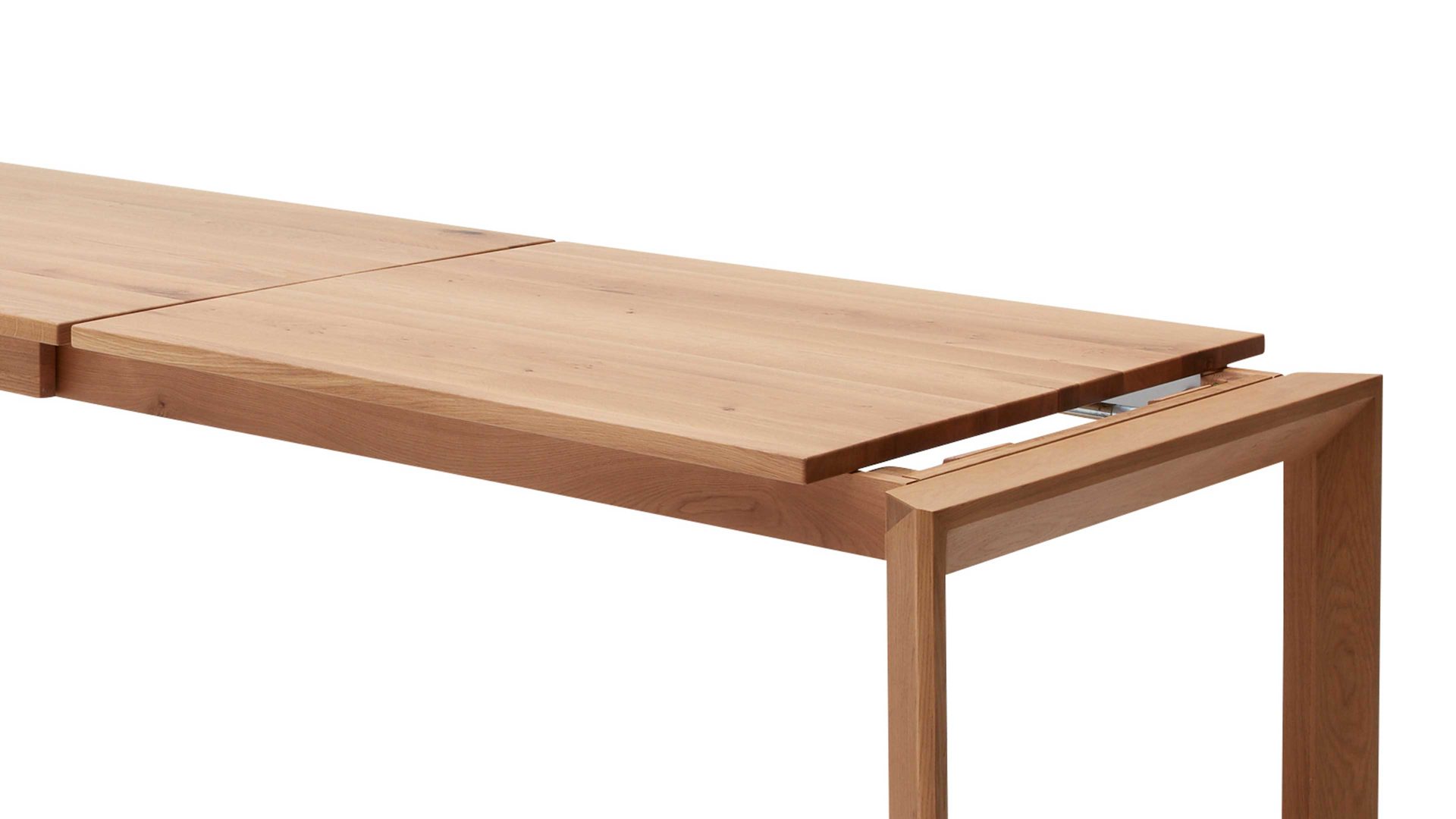 Auszugtisch Interliving aus Holz in Holzfarben Interliving Esszimmer Serie 5102 – Auszugtisch V203 Charakter-Eiche – ca. 160-260 x 90 cm