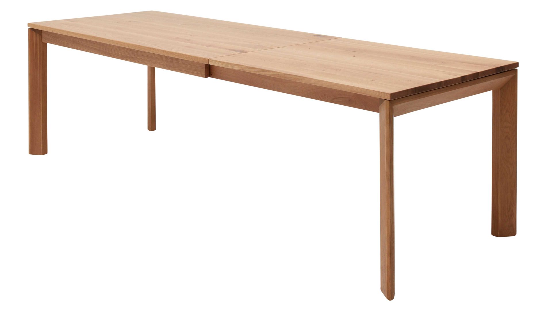 Auszugtisch Interliving aus Holz in Holzfarben Interliving Esszimmer Serie 5102 – Auszugtisch Charakter-Eiche – ca. 160-260 x 90 cm