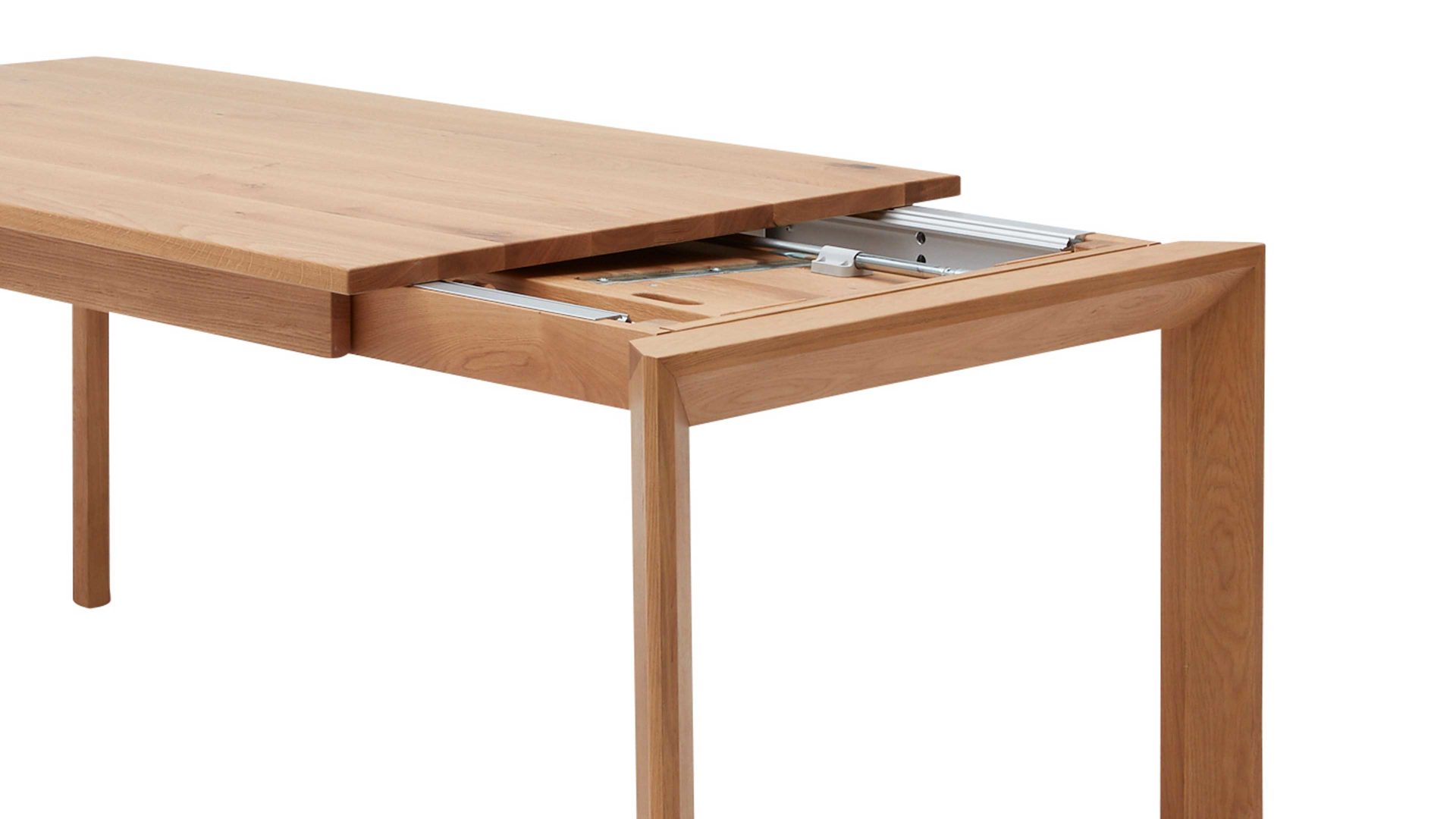 Auszugtisch Interliving aus Holz in Holzfarben Interliving Esszimmer Serie 5102 – Auszugtisch V203 Charakter-Eiche – ca. 160-260 x 90 cm