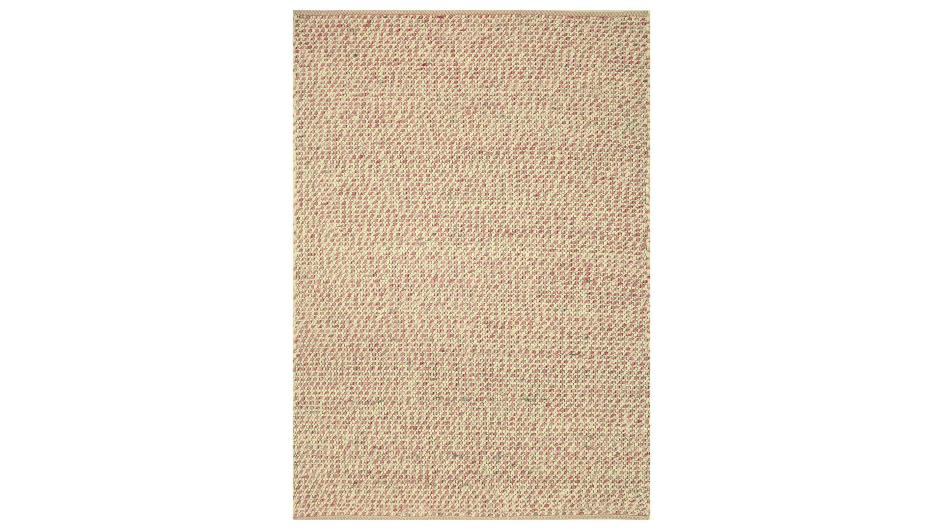 Handwebteppich Interliving aus Naturfaser in Pastell Interliving Teppich Serie B-8001 Rosè – ca. 65 x 130 cm