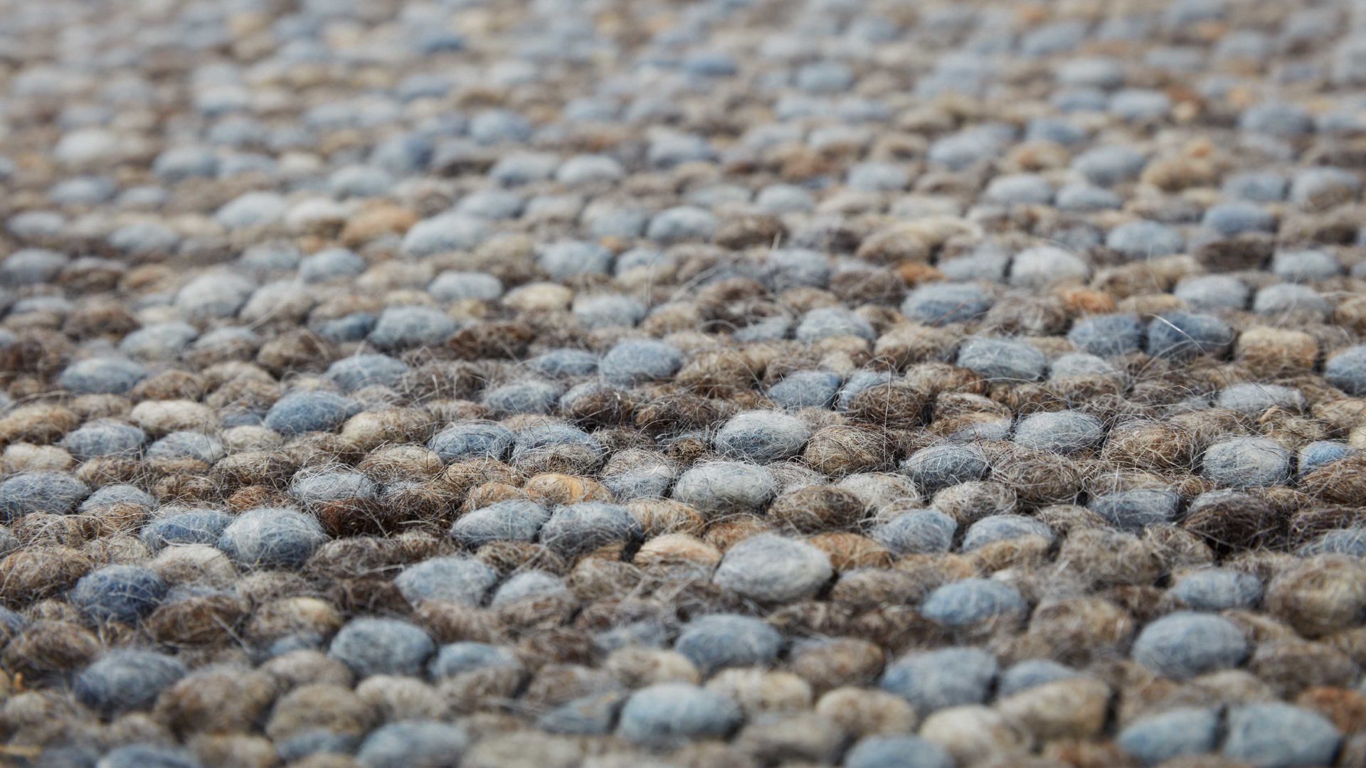 Handwebteppich Interliving aus Naturfaser in Dunkelblau Interliving Teppich Serie B-8001 Ocean – ca. 200 x 290 cm