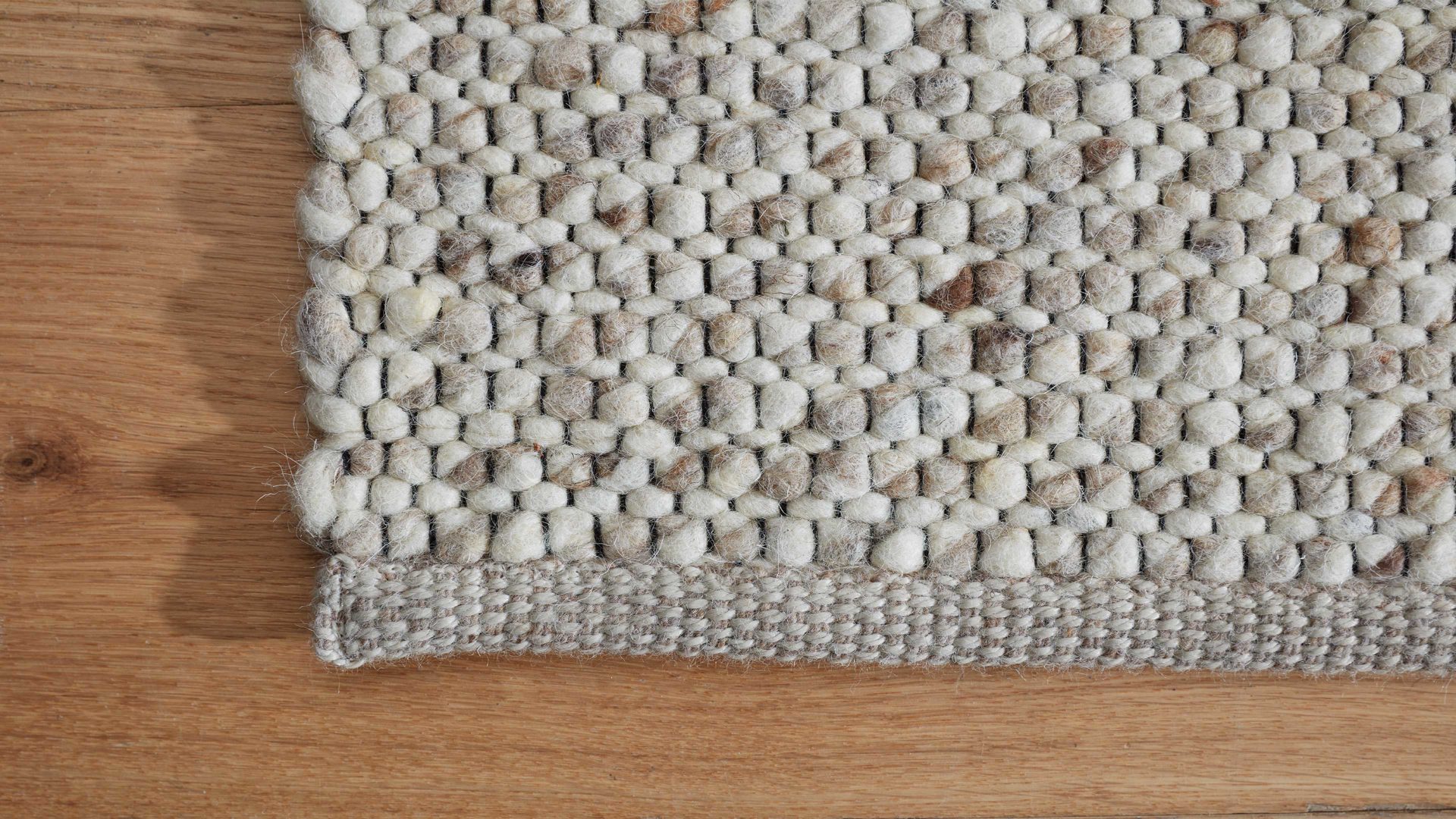 Handwebteppich Interliving aus Naturfaser in Beige Interliving Teppich Serie B-8001 Sand – ca. 90 x 170 cm