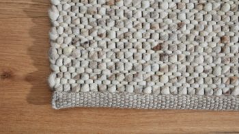 Handwebteppich Interliving aus Naturfaser in Beige Interliving Teppich Serie B-8001 Sand – ca. 90 x 170 cm