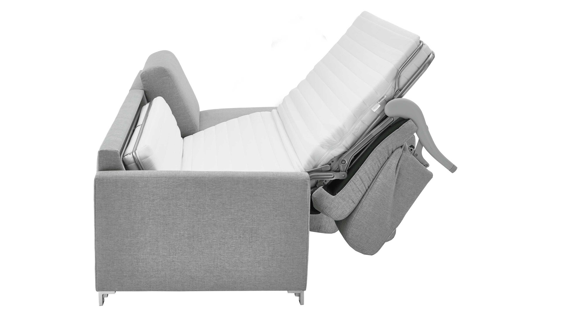 Ecksofa Bali aus Stoff in Hellblau Messina - Ecksofa hellblauer Bezug 8-8001 - Stellfläche ca. 281 x 160 cm