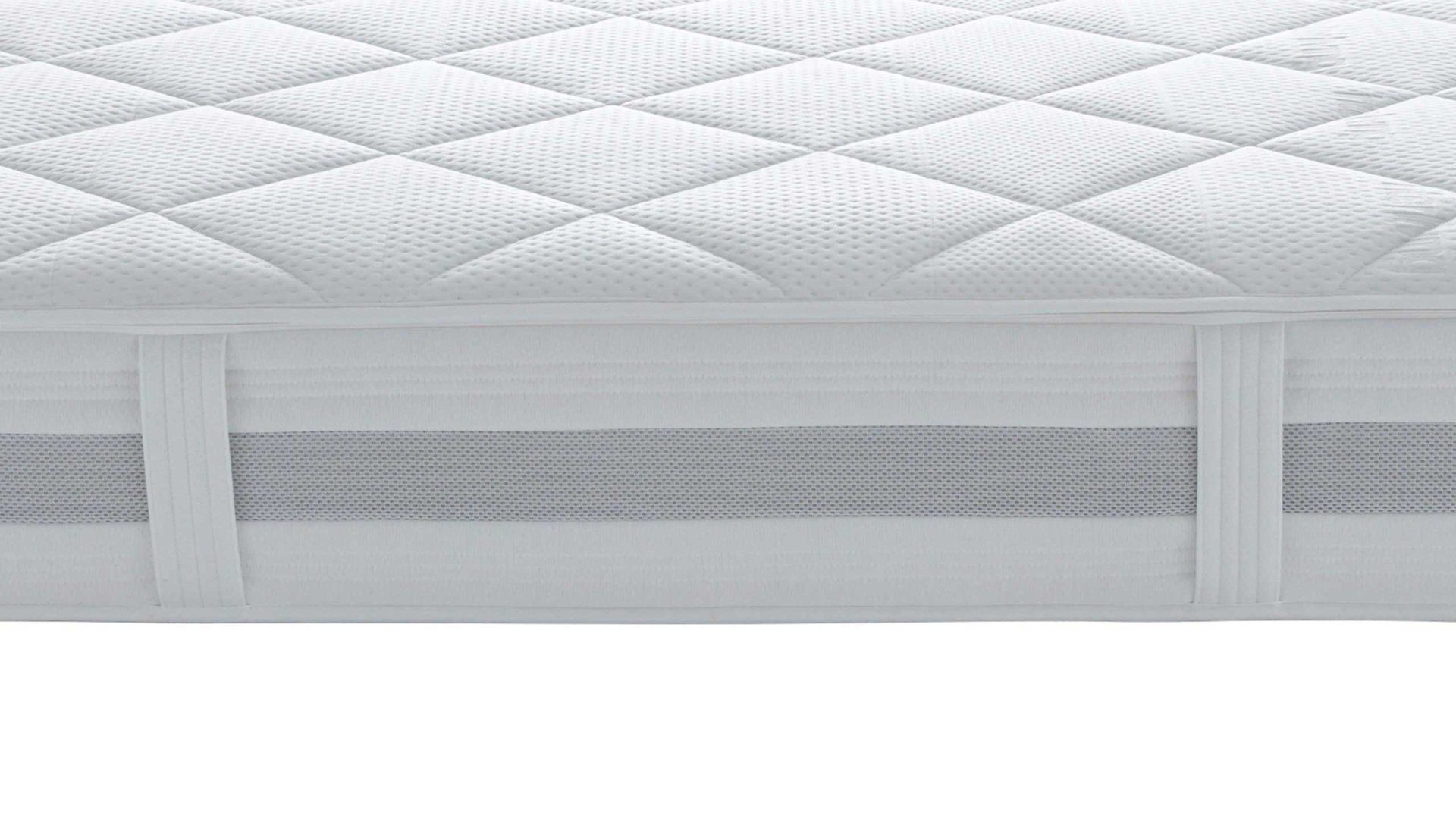 Kaltschaummatratze Interliving aus Stoff in Weiß Interliving Matratze Medikontur 1914 Kaltschaum, H4 – Liegefläche ca. 100 x 190 cm