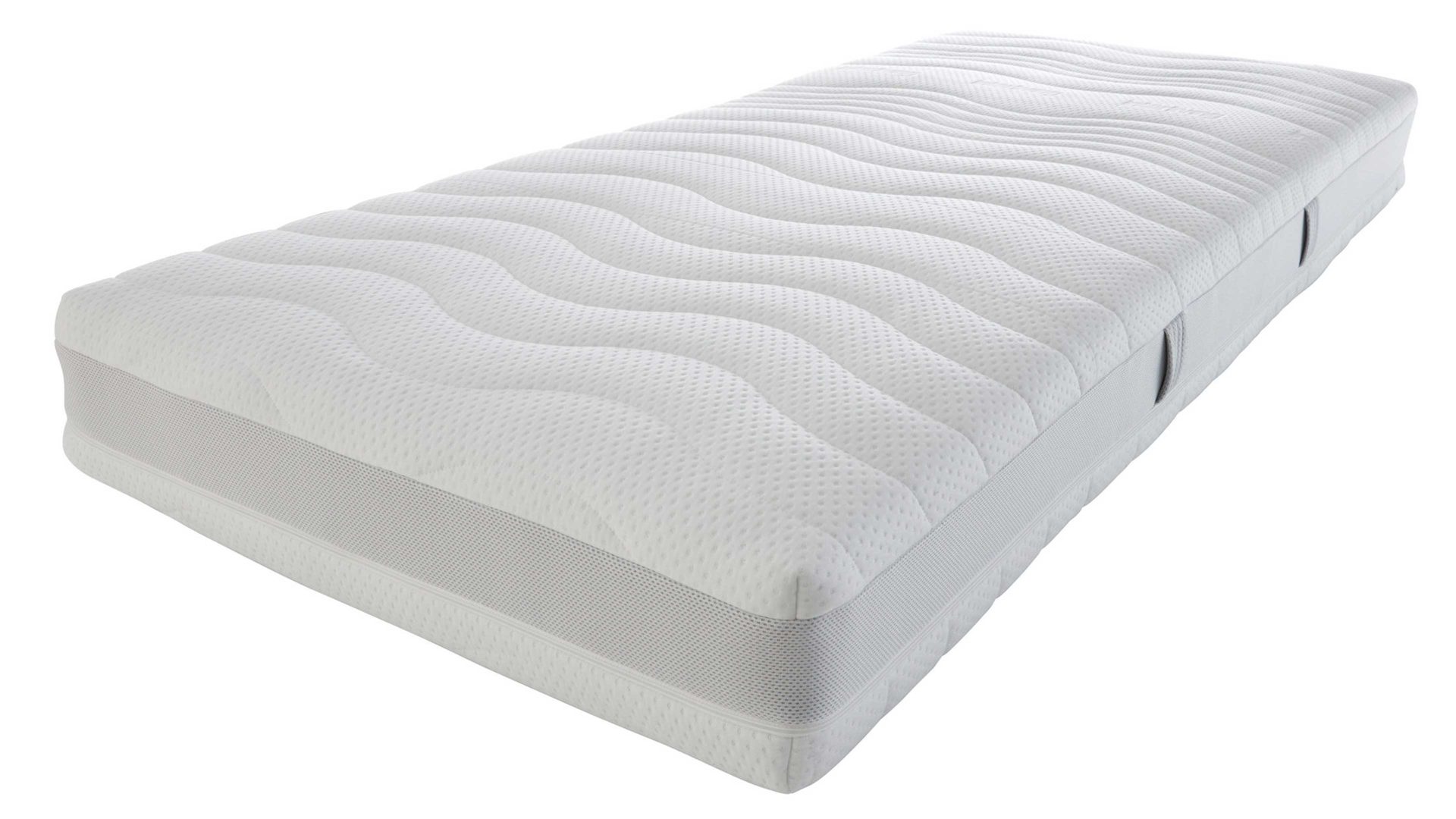 Federkernmatratze Interliving aus Stoff in Weiß Interliving Matratze Medikontur 1911 Taschenfederkern, H2 – Liegefläche ca. 80 x 190 cm
