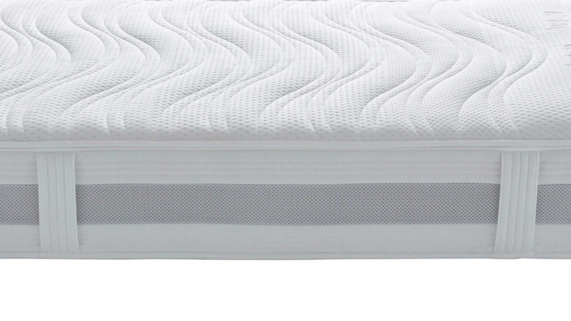 Kaltschaummatratze Interliving aus Stoff in Weiß Interliving Matratze Medikontur 1912 Kaltschaum, H4 – Liegefläche ca. 100 x 190 cm