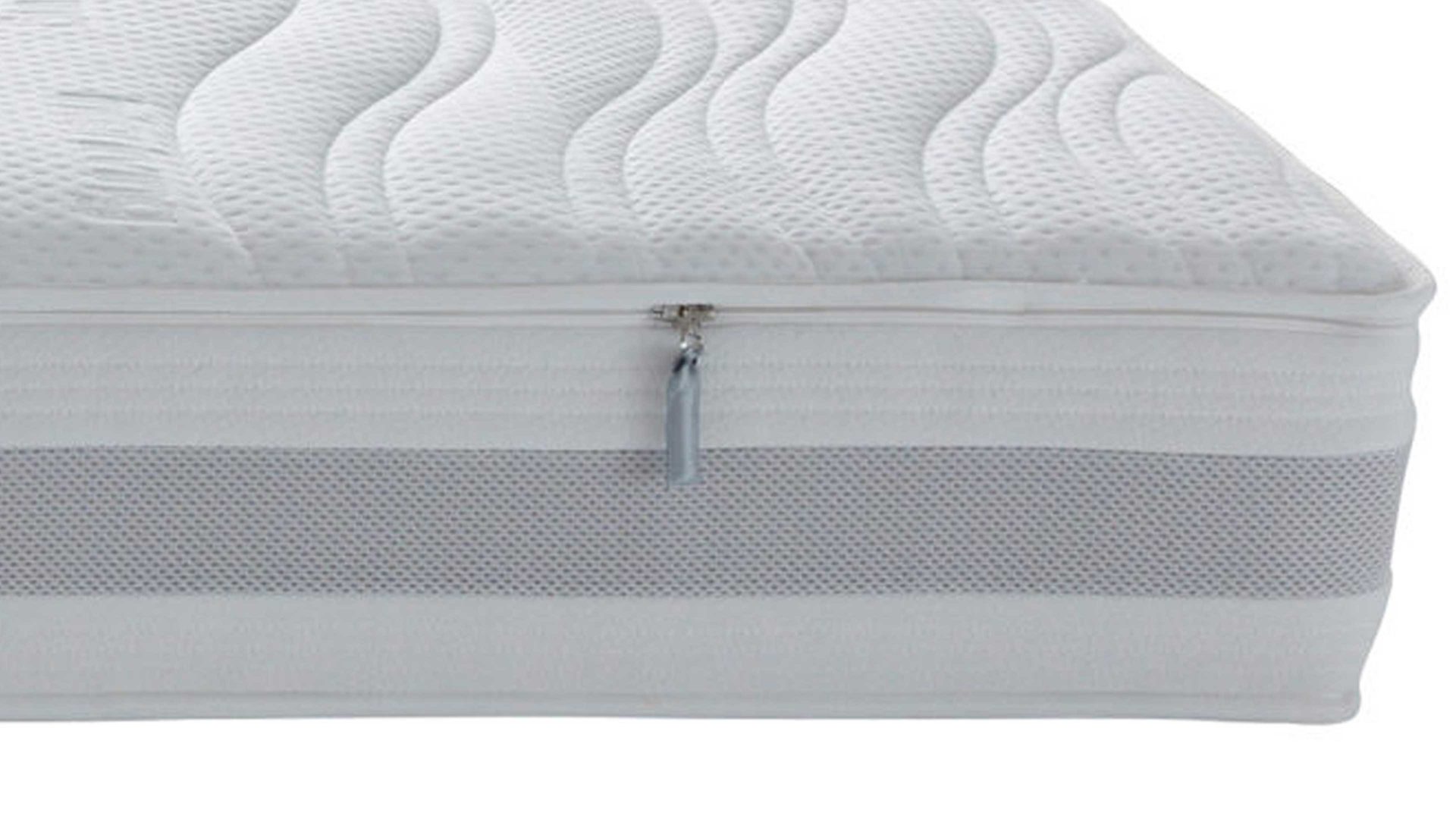 Kaltschaummatratze Interliving aus Stoff in Weiß Interliving Matratze Medikontur 1912 Kaltschaum, H2 – Liegefläche ca. 140 x 200 cm