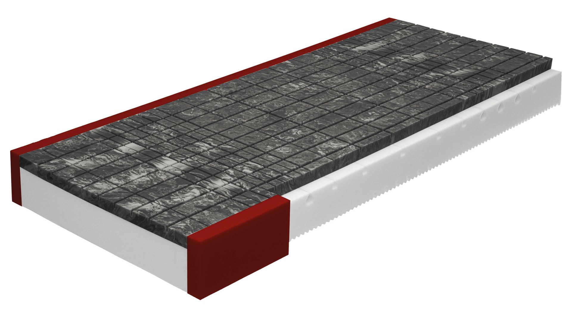 Kaltschaummatratze Interliving aus Stoff in Weiß Interliving Matratze Medikontur 1912 Kaltschaum, H2 – Liegefläche ca. 80 x 190 cm