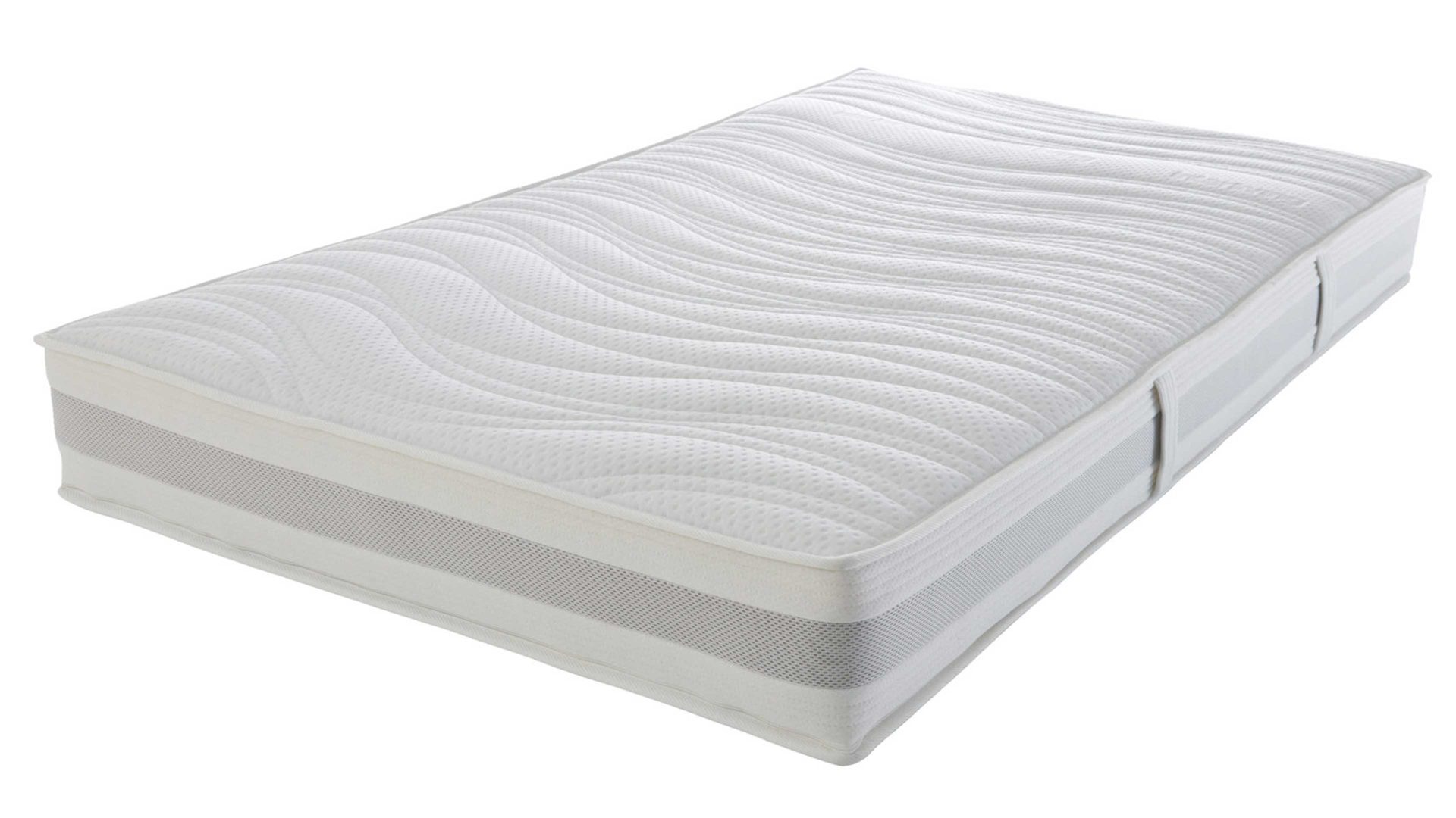 Kaltschaummatratze Interliving aus Stoff in Weiß Interliving Matratze Medikontur 1912 Kaltschaum, H4 – Liegefläche ca. 120 x 200 cm