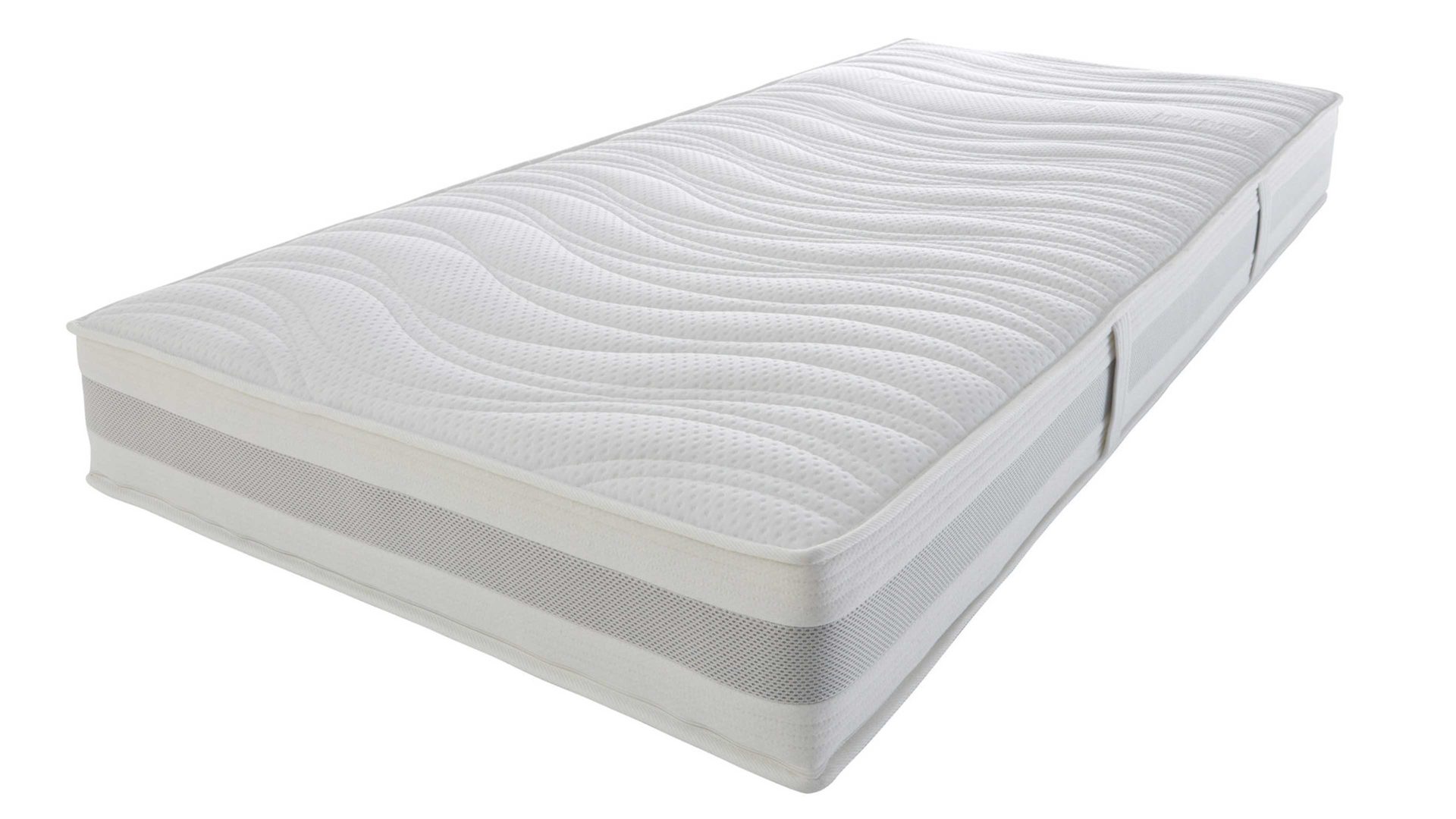 Kaltschaummatratze Interliving aus Stoff in Weiß Interliving Matratze Medikontur 1912 Kaltschaum, H3 – Liegefläche ca. 100 x 200 cm