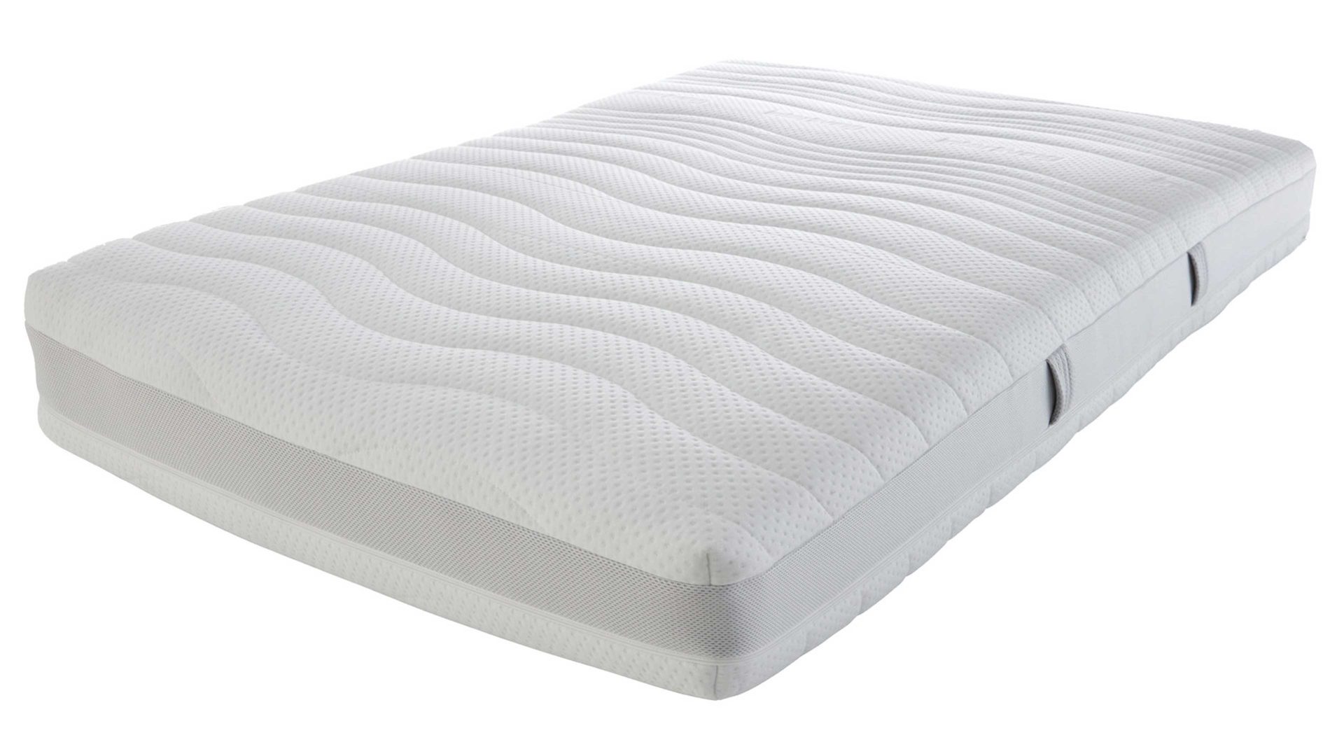 Federkernmatratze Interliving aus Stoff in Weiß Interliving Matratze Medikontur 1911 Taschenfederkern, H4 – Liegefläche ca. 180 x 200 cm