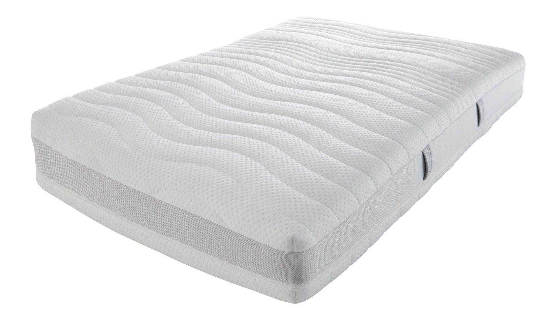 Federkernmatratze Interliving aus Stoff in Weiß Interliving Matratze Medikontur 1911 Taschenfederkern, H3 – Liegefläche ca. 140 x 200 cm