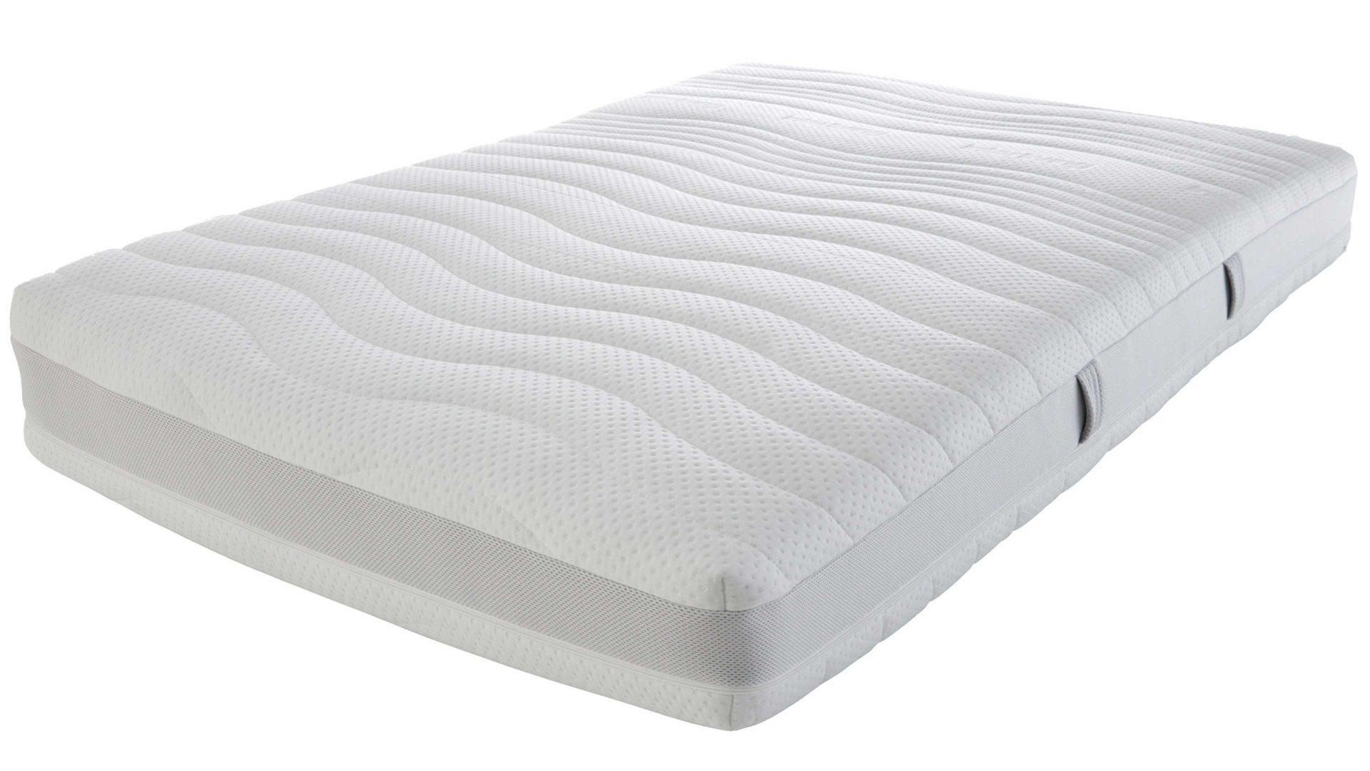 Federkernmatratze Interliving aus Stoff in Weiß Interliving Matratze Medikontur 1911 Taschenfederkern, H4 – Liegefläche ca. 200 x 200 cm