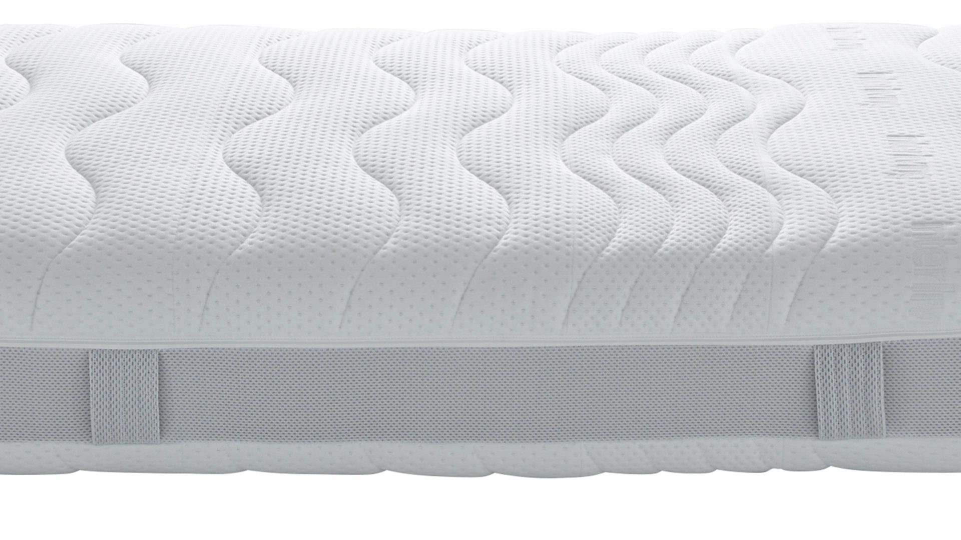 Kaltschaummatratze Interliving aus Stoff in Weiß Interliving Matratze Medikontur 1910 Kaltschaum, H4 – Liegefläche ca. 80 x 200 cm