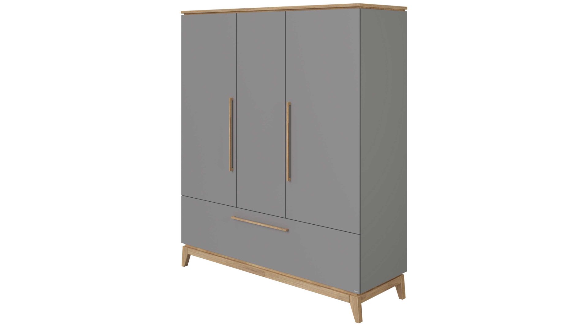 Kleiderschrank Paidi aus Holz in Grau PAIDI Kleiderschrank Sten Eiche & Schiefergrau – drei Türen, eine Schublade, Breite ca. 171 cm