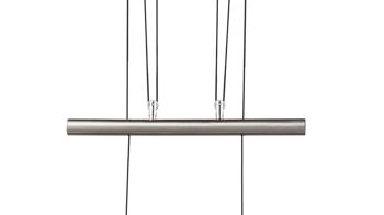 Pendelleuchte Globo lighting aus Metall in Weiß GLOBO Hängelampe Elliott Nickel & Glas – Länge ca. 60 cm