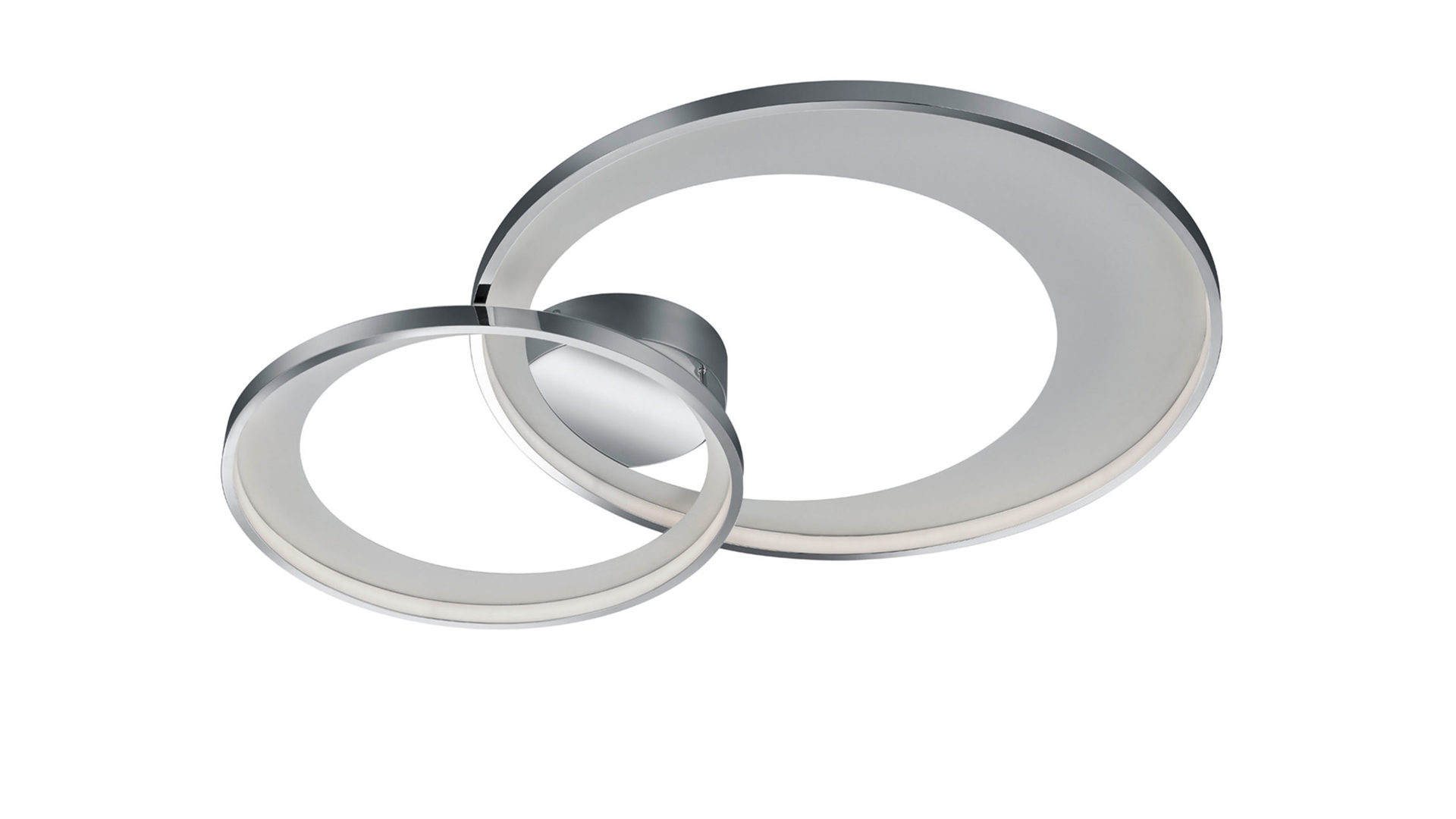 Deckenleuchte Trio lighting for you aus Metall in Metallfarben TRIO Lampenserie Granada - Deckenlampe Chrom – ca. 85 x 60 cm