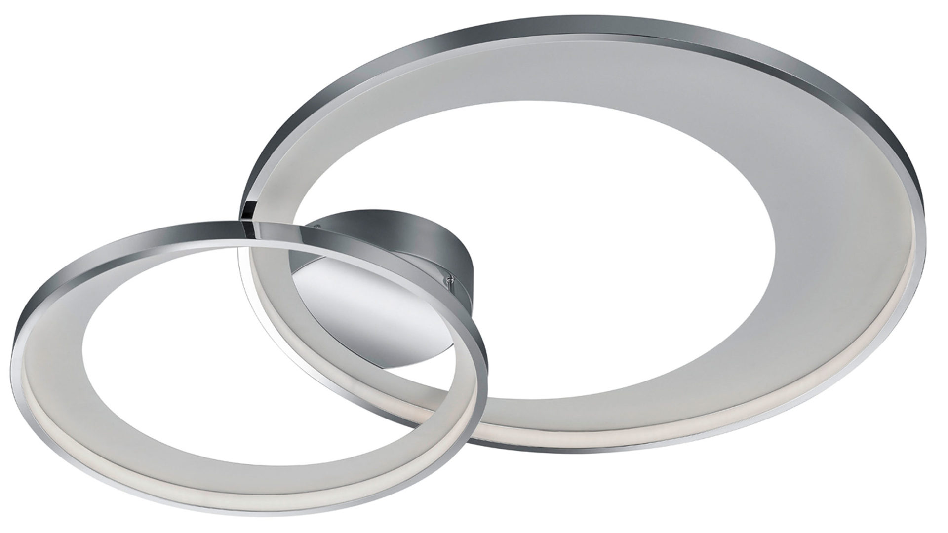 Deckenleuchte Trio lighting for you aus Metall in Metallfarben TRIO Lampenserie Granada - Deckenlampe Chrom – ca. 85 x 60 cm